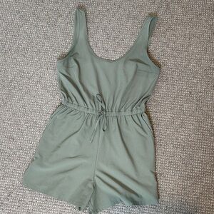 Abercrombie & Fitch Sage Green Romper